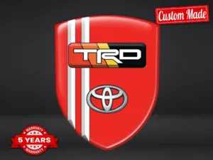 Toyota Domed Decals Sticker Car Style Universal Star